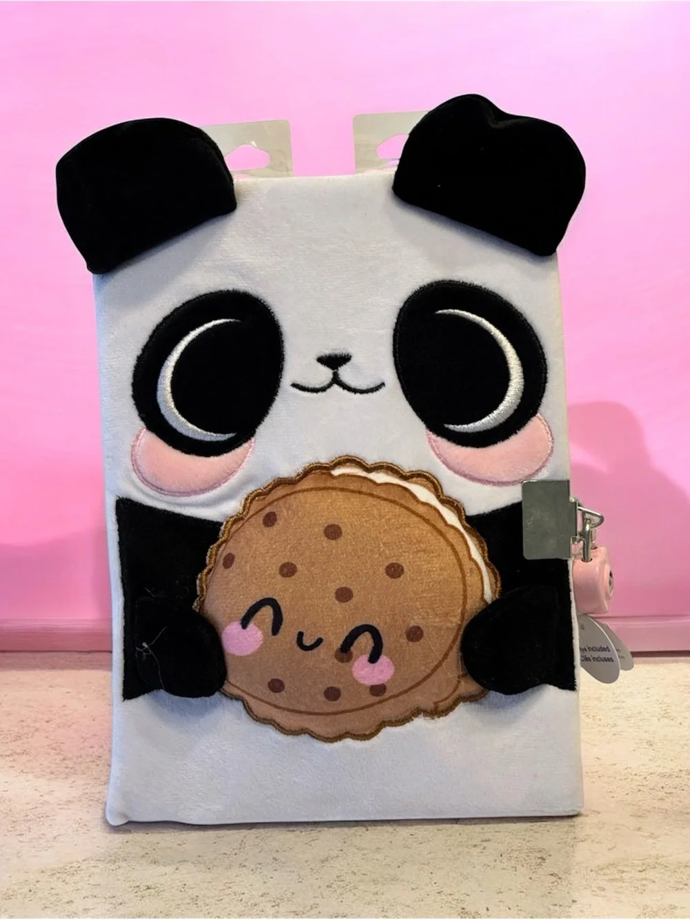 Claire's Panda and Cookie Journal with Lock and Keys